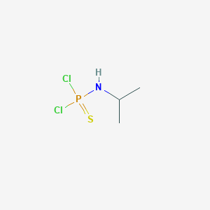 molecular formula C3H8Cl2NPS B14657078 N-dichlorophosphinothioylpropan-2-amine CAS No. 50822-49-6