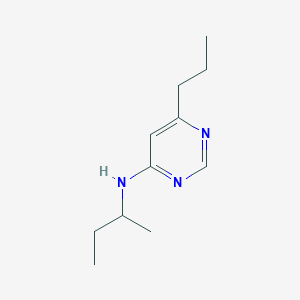 molecular formula C11H19N3 B1465711 N-(butan-2-yl)-6-propylpyrimidin-4-amine CAS No. 1247461-65-9