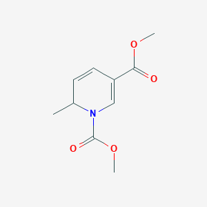 molecular formula C10H13NO4 B14657195 Dimethyl 6-methylpyridine-1,3(6H)-dicarboxylate CAS No. 52358-24-4