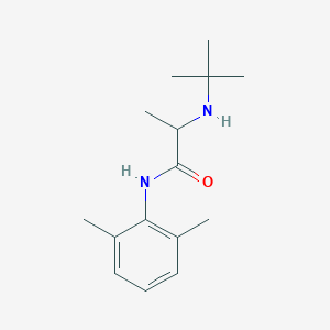 molecular formula C15H24N2O B14657240 N~2~-tert-Butyl-N-(2,6-dimethylphenyl)alaninamide CAS No. 50666-76-7