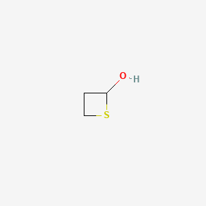 molecular formula C3H6OS B14657255 Thietan-2-ol CAS No. 50879-06-6