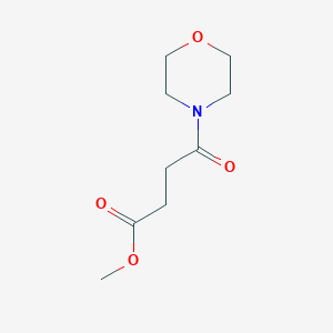 molecular formula C9H15NO4 B14657273 Methyl 4-(morpholin-4-yl)-4-oxobutanoate CAS No. 51935-31-0
