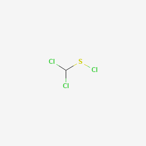 molecular formula CHCl3S B14657280 Dichloro(chlorosulfanyl)methane CAS No. 42172-24-7