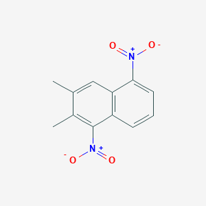 molecular formula C12H10N2O4 B14657287 2,3-Dimethyl-1,5-dinitronaphthalene CAS No. 50558-68-4