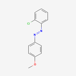 molecular formula C13H11ClN2O B14657324 Diazene, (2-chlorophenyl)(4-methoxyphenyl)- CAS No. 52148-11-5