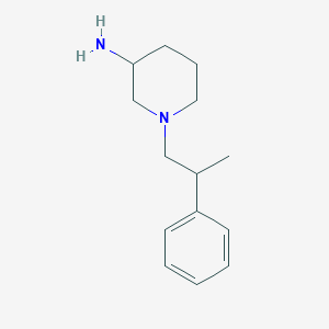 molecular formula C14H22N2 B1465733 1-(2-Phenylpropyl)piperidin-3-amine CAS No. 1249487-81-7