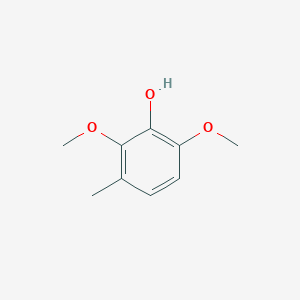 molecular formula C9H12O3 B14657341 2,6-Dimethoxy-3-methylphenol CAS No. 52244-30-1