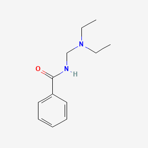 molecular formula C12H18N2O B14657518 N-((Diethylamino)methyl)benzamide CAS No. 38221-33-9