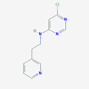 6-chloro-N-(2-(pyridin-3-yl)ethyl)pyrimidin-4-amine