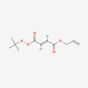 molecular formula C11H16O5 B14657601 O-Allyl OO-tert-butylperfumarate CAS No. 52345-51-4