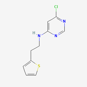 6-chloro-N-(2-(thiophen-2-yl)ethyl)pyrimidin-4-amine