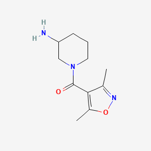 (3-Aminopiperidin-1-yl)(3,5-dimethylisoxazol-4-yl)methanone