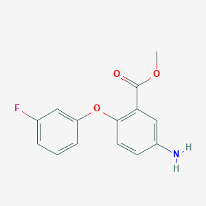 Methyl 5-amino-2-(3-fluorophenoxy)benzoate