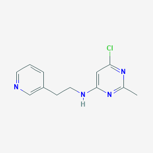 6-chloro-2-methyl-N-(2-(pyridin-3-yl)ethyl)pyrimidin-4-amine