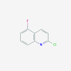 molecular formula C9H5ClFN B1465796 2-Chloro-5-fluoroquinoline CAS No. 455955-27-8