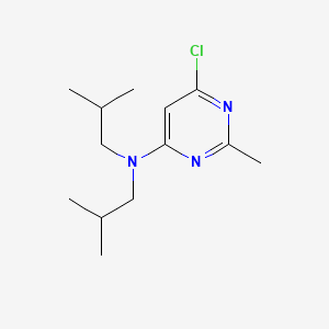 6-chloro-2-methyl-N,N-bis(2-methylpropyl)pyrimidin-4-amine