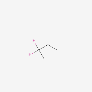 molecular formula C5H10F2 B14657994 Butane, 2,2-difluoro-3-methyl- CAS No. 51891-58-8