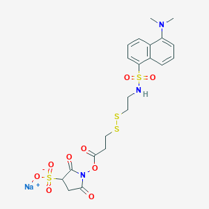 2-(Dansylsulfonamido)ethyl-3-(N-sulfosuccinimidylcarboxy)ethyl Disulfide, Sodium Salt