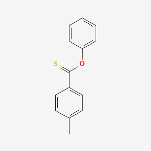 molecular formula C14H12OS B14658001 O-Phenyl 4-methylbenzene-1-carbothioate CAS No. 52322-79-9