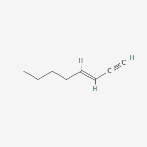 molecular formula C8H12 B14658015 3-Octen-1-yne, (E)- CAS No. 42104-42-7