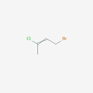 molecular formula C4H6BrCl B14658095 1-Bromo-3-chlorobut-2-ene CAS No. 51430-83-2