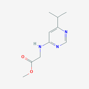 Methyl 2-{[6-(propan-2-yl)pyrimidin-4-yl]amino}acetate