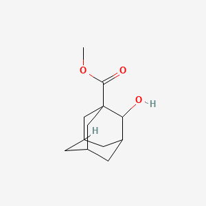 molecular formula C12H18O3 B14658177 Methyl 2-hydroxyadamantane-1-carboxylate CAS No. 41171-74-8