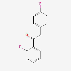 1-(2-Fluorophenyl)-2-(4-fluorophenyl)ethanone