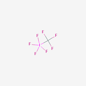 molecular formula CF7I B14658205 Tetrafluoro(trifluoromethyl)iodine CAS No. 38091-67-7