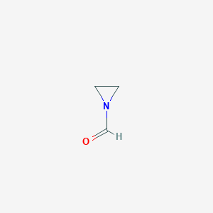 molecular formula C3H5NO B14658295 Aziridine-1-carbaldehyde CAS No. 45358-43-8