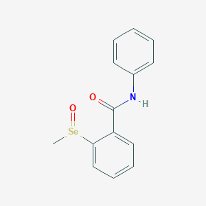 B146583 2-(Methylseleninyl)benzanilide CAS No. 126543-39-3