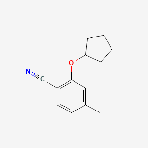 2-(Cyclopentyloxy)-4-methylbenzonitrile