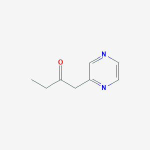 molecular formula C8H10N2O B14658342 Ethyl pyrazylmethyl ketone CAS No. 40911-28-2