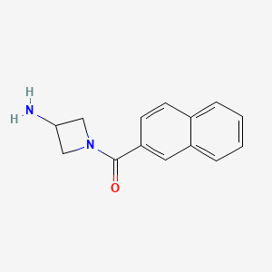 1-(Naphthalene-2-carbonyl)azetidin-3-amine