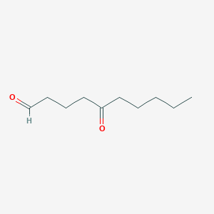 molecular formula C10H18O2 B14658397 Decanal, 5-oxo- CAS No. 51856-98-5