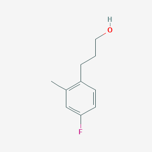 molecular formula C10H13FO B1465843 3-(4-Fluoro-2-methylphenyl)propan-1-ol CAS No. 1000509-06-7