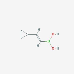B1465845 (E)-(2-Cyclopropylvinyl)boronic acid CAS No. 903510-64-5