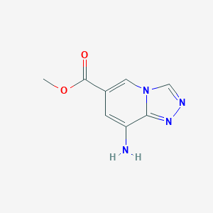 Methyl 8-amino-[1,2,4]triazolo[4,3-a]pyridine-6-carboxylate