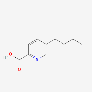 molecular formula C11H15NO2 B14658504 5-Isopentylpicolinic acid CAS No. 49751-50-0
