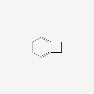 molecular formula C8H10 B14658508 Bicyclo[4.2.0]octa-1,5-diene CAS No. 42206-10-0