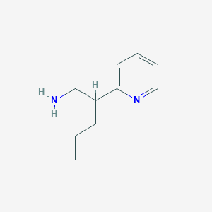 molecular formula C10H16N2 B1465853 2-(Pyridin-2-yl)pentan-1-amine CAS No. 1260898-67-6