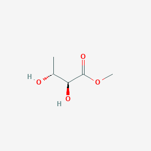 molecular formula C5H10O4 B14658539 Methyl (2S,3R)-2,3-dihydroxybutanoate CAS No. 38410-83-2