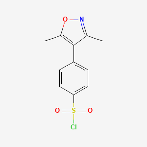 4-(3,5-Dimethyl-4-isoxazolyl)benzenesulfonyl chloride