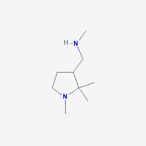 N-methyl-1-(1,2,2-trimethyl-3-pyrrolidinyl)methanamine