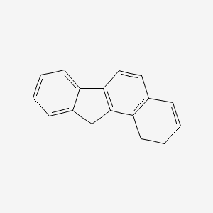 molecular formula C17H14 B14658590 2,11-Dihydro-1H-benzo[a]fluorene CAS No. 41593-25-3