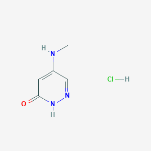 5-(Methylamino)-2,3-dihydropyridazin-3-one hydrochloride