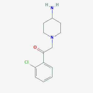 2-(4-Aminopiperidin-1-yl)-1-(2-chlorophenyl)ethan-1-one