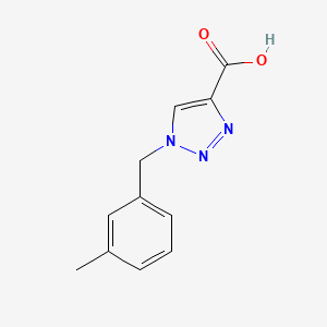 1-(3-methylbenzyl)-1H-1,2,3-triazole-4-carboxylic acid
