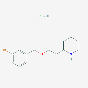 2-{2-[(3-Bromobenzyl)oxy]ethyl}piperidine hydrochloride