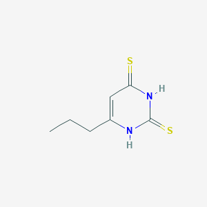 molecular formula C7H10N2S2 B14658684 6-Propylpyrimidine-2,4(1H,3H)-dithione CAS No. 51678-08-1